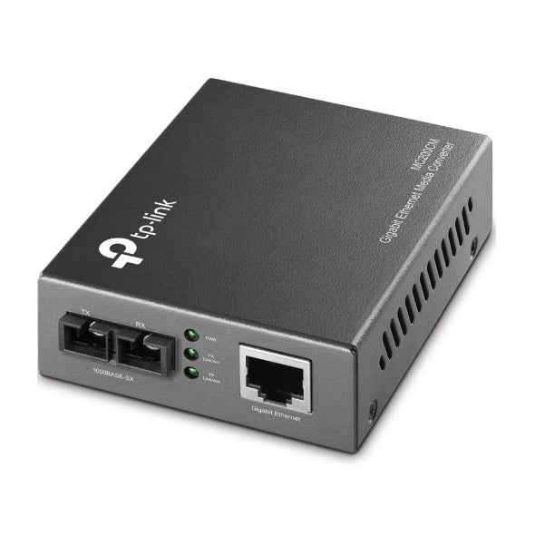 MC200CM - TP-Link 1000BASE-SX ETHERNET TO 1000BASE-T FIBER MULTI-MODE MEDIA CONVERTER