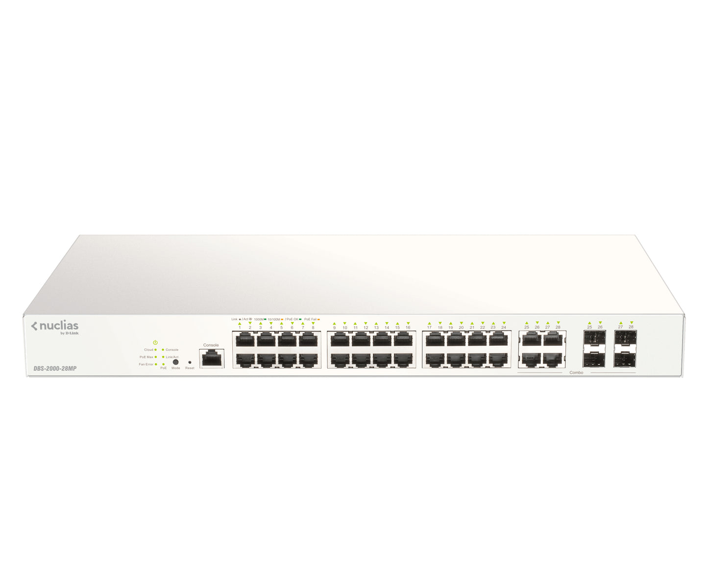 D-Link DBS-2000-28MP network switch Managed L2 Gigabit Ethernet (10/100/1000) Gray