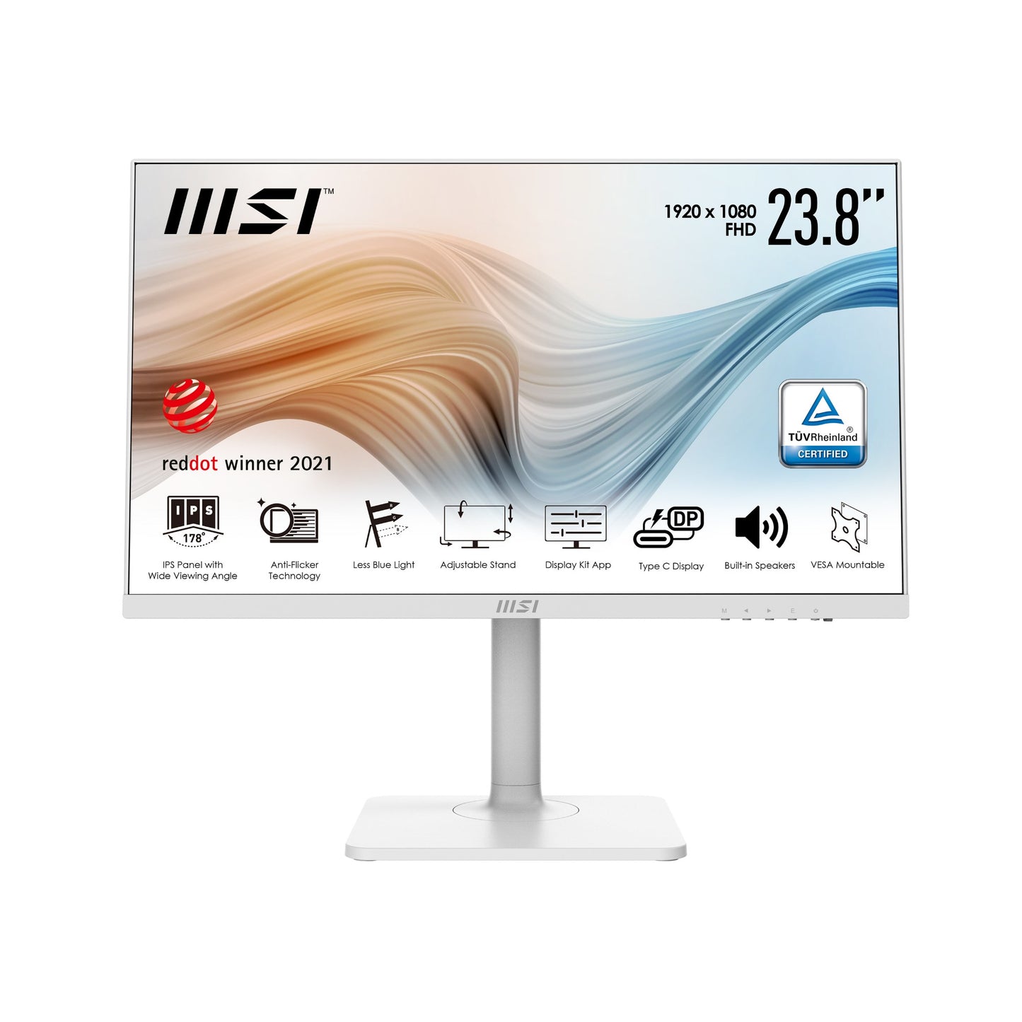 MSI Modern MD241PW 23.8" 1920 x 1080 pixels Full HD LCD White