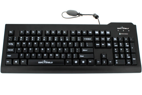 SSKSV207G - Seal Shield MEDICAL GRADE KEYBOARD BACKLIT-QUICK CONNECT DISHWASHER SAFE ANSI USA QWERTY (BL