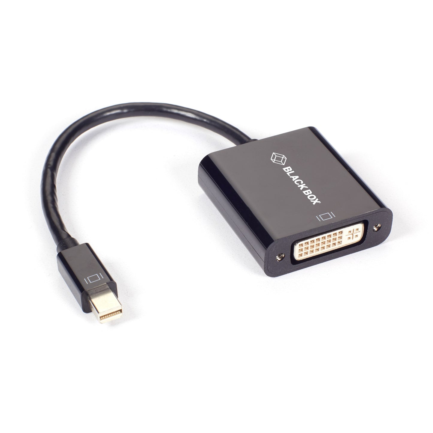 EVNMDP-DVI - Black Box MINI DISPLAYPORT TO DVI ADAPTER CONVERTER - 1920X1200/1080P, PASSIVE, MALE/FEMAL