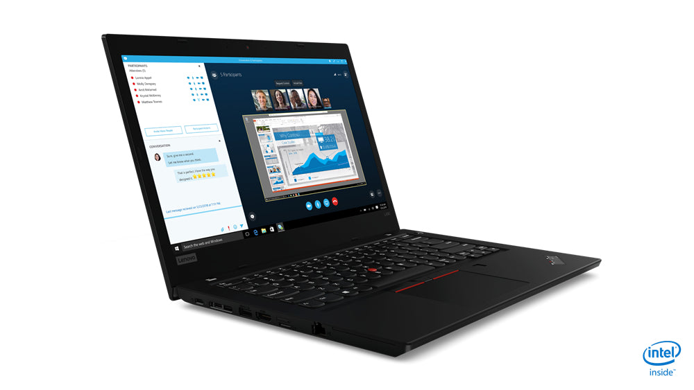Lenovo ThinkPad L490 Notebook 14" Full HD 8th gen Intel® Core™ i7 8 GB DDR4-SDRAM 256 GB SSD Wi-Fi 5 (802.11ac) Windows 10 Pro Black