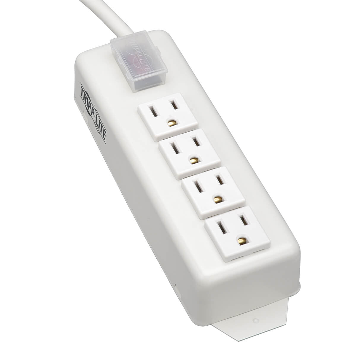 POWER STRIP 120V 5-15R 4 OUTLET METAL 6FEET CORD 5-15P