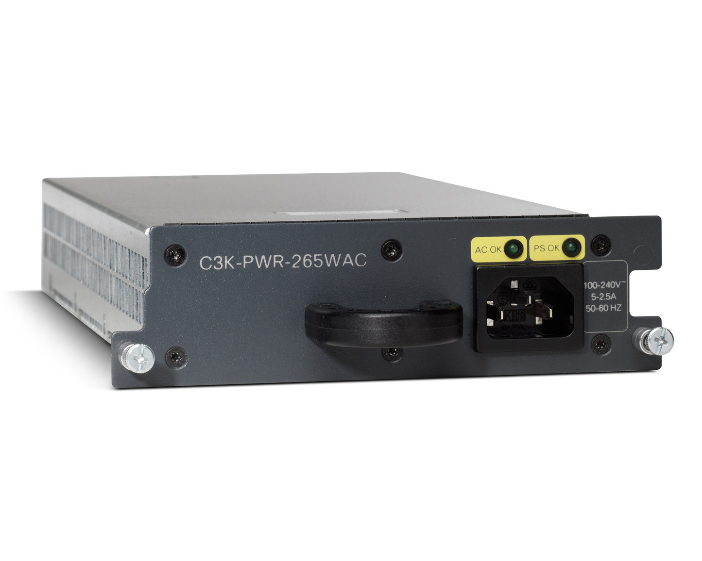 Cisco C3K-PWR-265WAC, Refurbished network switch component Power supply
