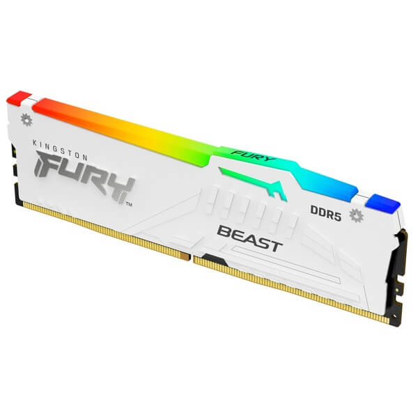 KF560C36BWEA-32 - Kingston FURY Beast 32GB 2x16GB DDR5-6400 CL32 White Desktop Memory Kit