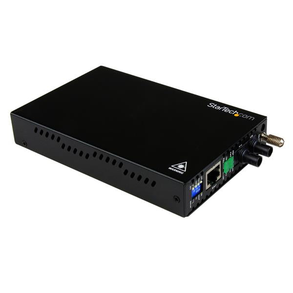 StarTech.com ET90110ST2 network media converter 200 Mbit/s 1310 nm Multi-mode Black