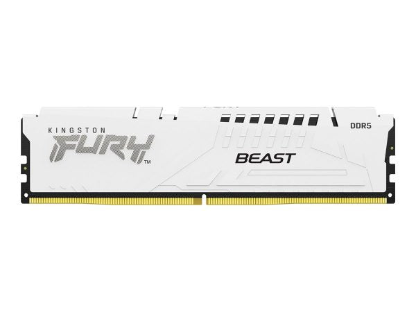KF560C30BWE-16 - Kingston FURY Beast RGB 16GB DDR5-6000 CL30 White Desktop Memory