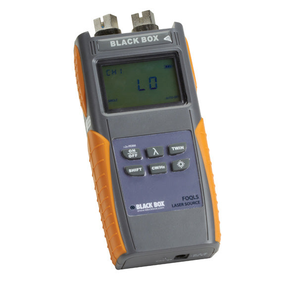 Black Box FOQLS network cable tester Black, Yellow