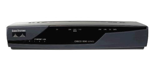 Cisco 871, Refurbished wired router Fast Ethernet Black