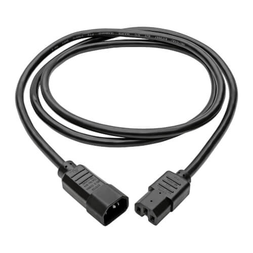 P018006 - Tripp Lite 6ft Heavy-Duty Computer Power Cord IEC-320-C14 to IEC-320-C15