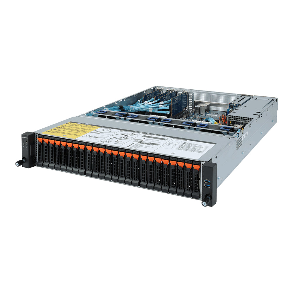 Gigabyte R272-Z32 server barebone Rack (2U) Black