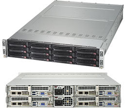 Supermicro SuperServer 6029TP-HTR Intel® C621 LGA 3647 (Socket P) Rack (2U) Black