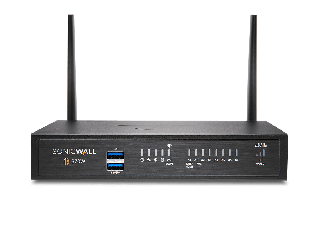 SonicWall TZ370W hardware firewall 3 Mbit/s
