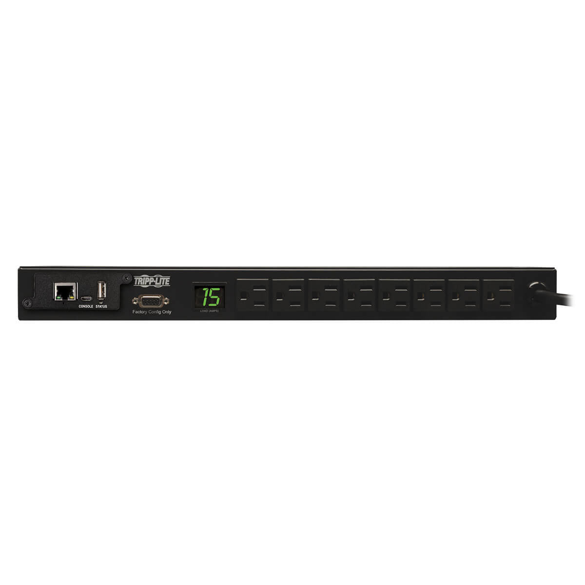 Tripp Lite PDUMNH15 power distribution unit (PDU) 8 AC outlet(s) 1U Black