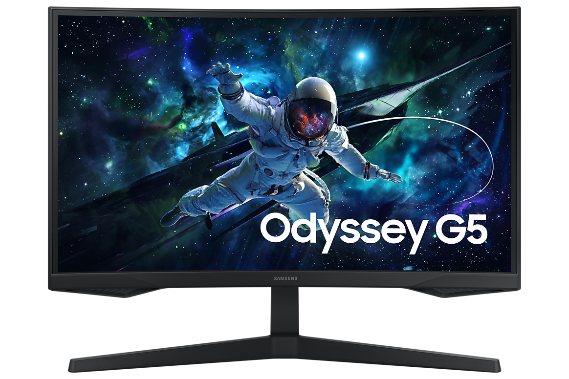 LS27CG552EUXEN - Samsung Odyssey G5 G55C 27-Inch QHD 165Hz Curved Gaming Monitor
