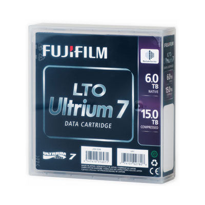 FUJIFILM LTO ULTRIUM 7 6TB/15TB DATA CARTRIDGE W/CASE SIMILAR TO HP C7977A
