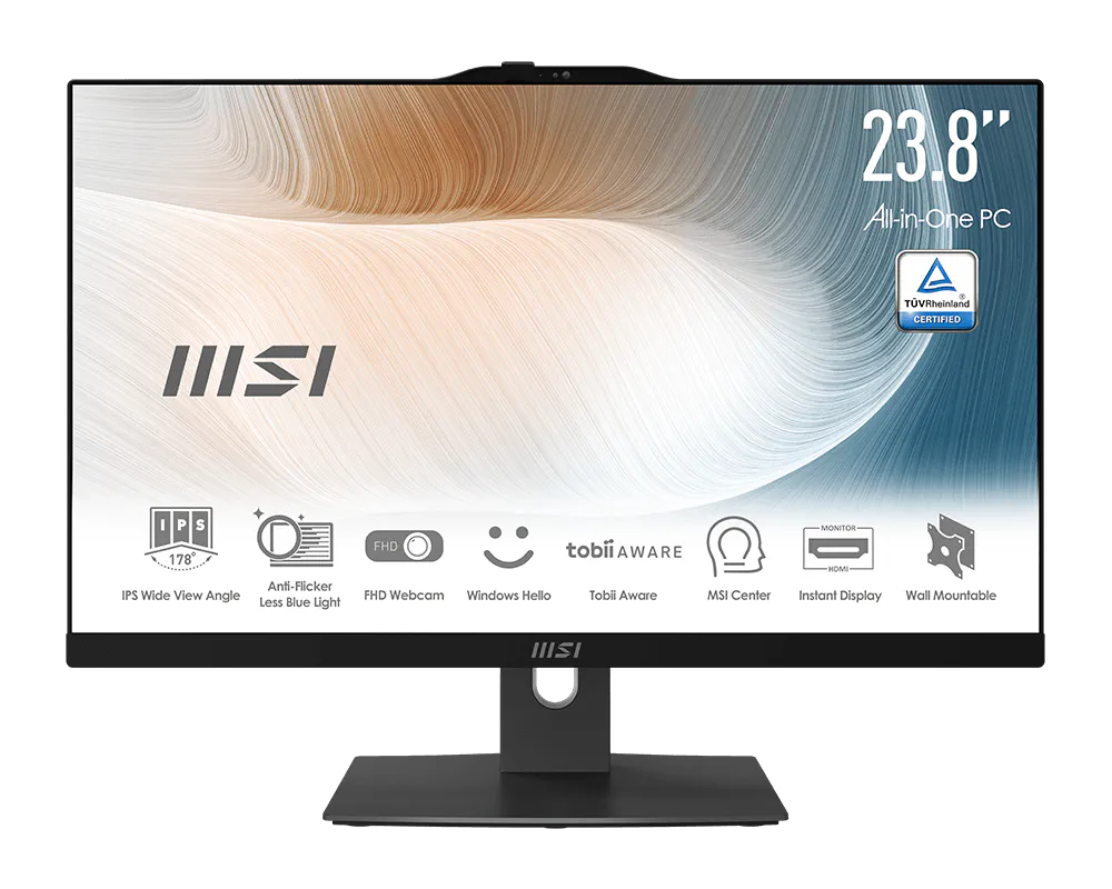AM242P - MSI Modern 23.8-Inch FHD IPS All-in-One PC