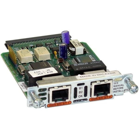 VIC2-2BRI-NT/TE= - Cisco TWO-PORT VOICE INTERFACE CARD - BRI (NT