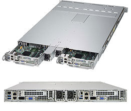 SUPER SERVER-INTEL, (EOL)X10DRT-P,CSE-809H-R1K05P,BPN-ADP-6SATA3P, BLACK