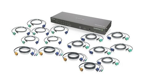 GCS1816IKITTAA - iogear 16-PORT IP BASED KVMP SWITCH W/ 12 USB AND 4 PS/2 CABLES (TAA)