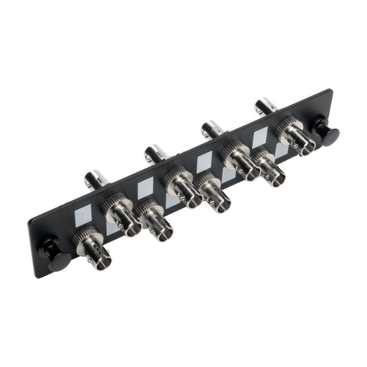 TOOLLESS PASS-THROUGH FIBER PATCH PANEL MMF/SMF 8 ST CONNECTORS