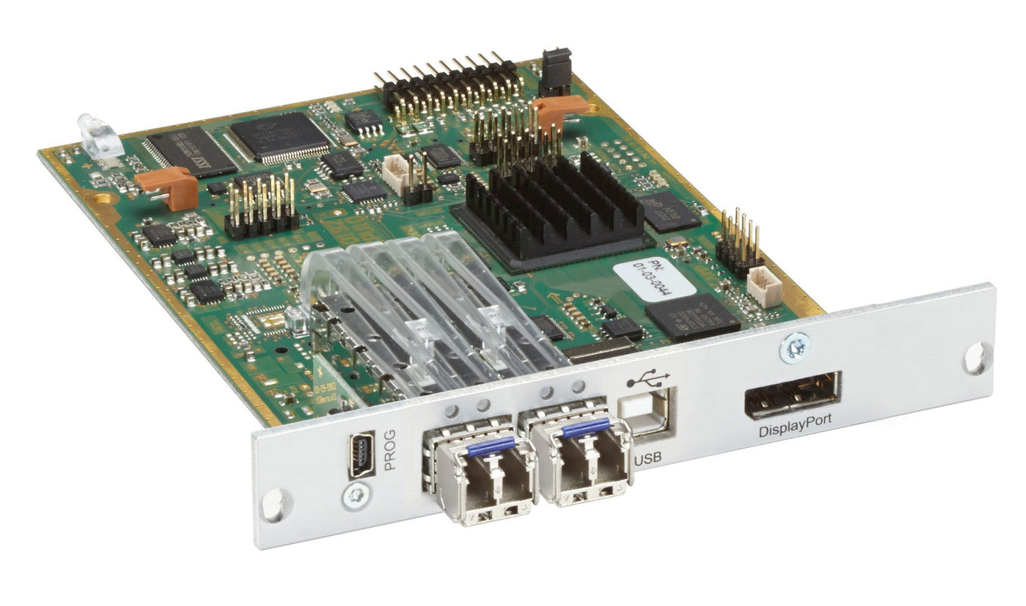 MODULAR KVM EXTENDER TRANSMITTER INTERFACE CARD - 4K30 DISPLAYPORT 1.1, USB-HID,