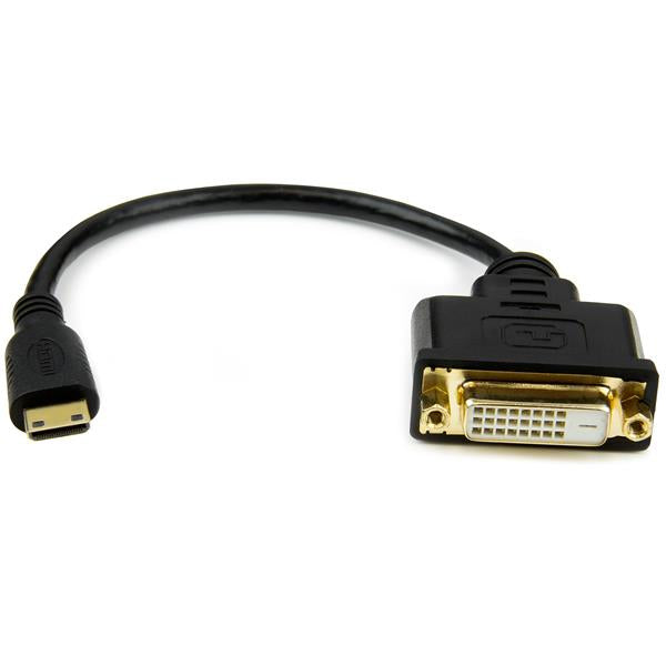 HDCDVIMF8IN - StarTech.com 8IN/20CM MINI HDMI MALE TO DVI-DIGITAL (24-PIN) FEMALE ADAPTER; FULL HD 1920X120