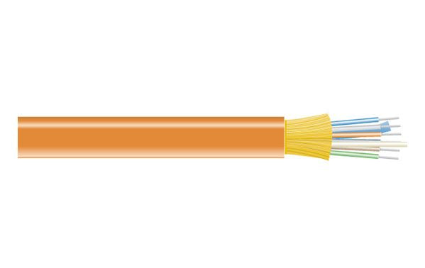 Black Box FOBC55-INM1-OR-12F-800 fiber optic cable 9598.4" (243.8 m) OFNP OM1 Orange