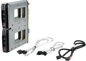 Supermicro MCP-220-84610-0N drive bay panel 2x 2.5" Storage drive tray Black