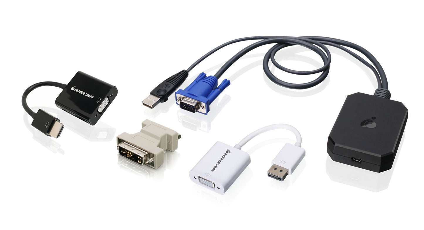 GUC211VKIT - iogear S PORTABLE LAPTOP CONSOLE CRASH CART ADAPTER IT KIT IS PERFECT FOR ANY IT
