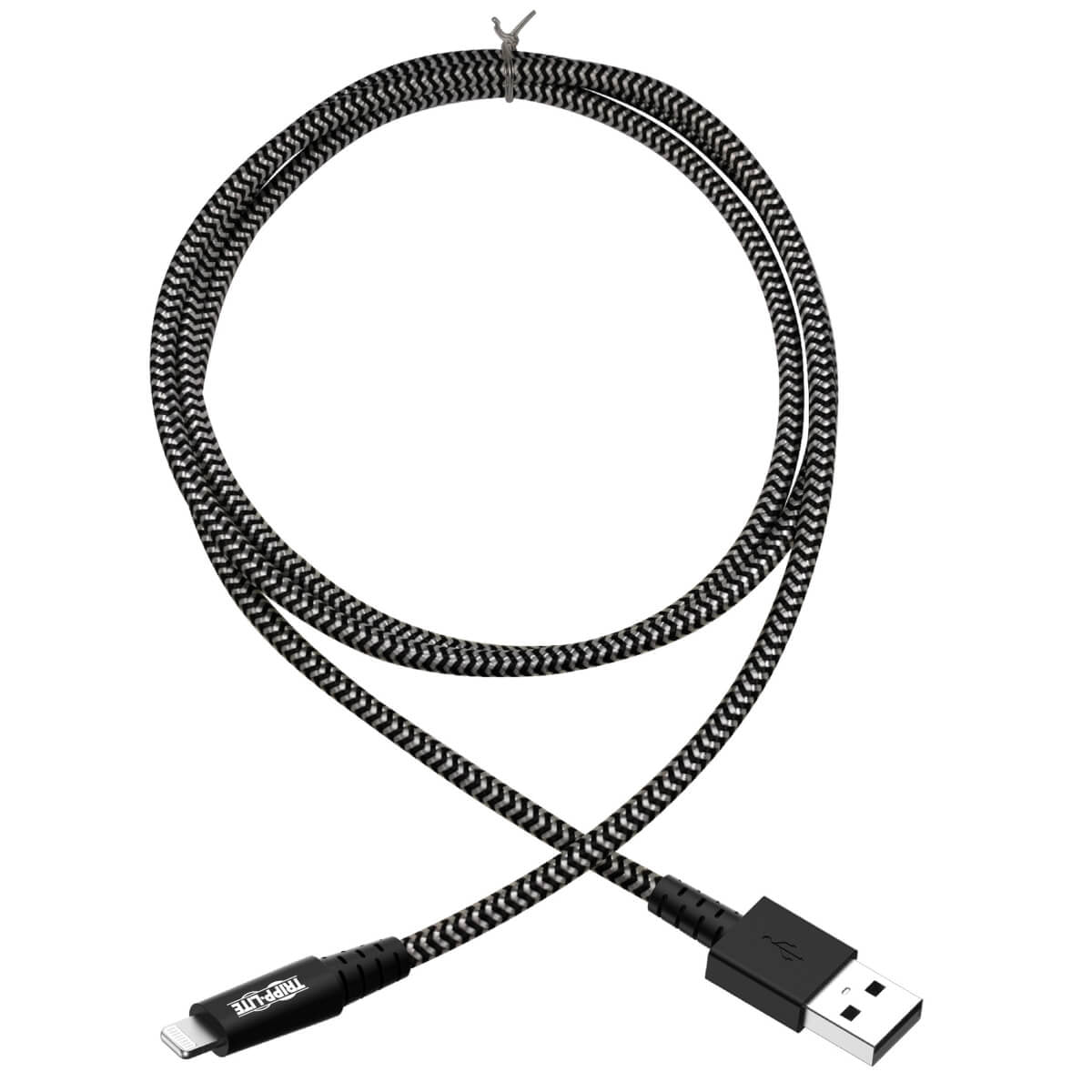 M100-003-HD - Tripp Lite HEAVY-DUTY USB SYNC/CHARGE CABLE WITH LIGHTNING CONNECTOR, 3 FT. (0.9 M)