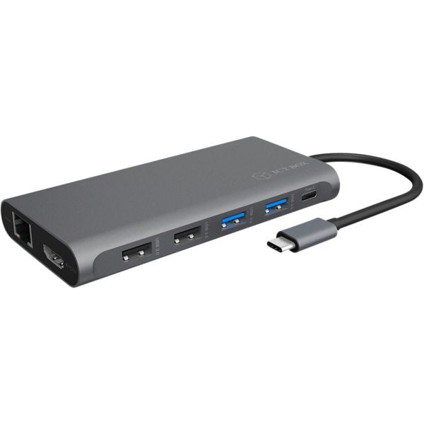 60718 - Raidsonic ICY BOX 12 in 1 USB Type-C Notebook Docking Station