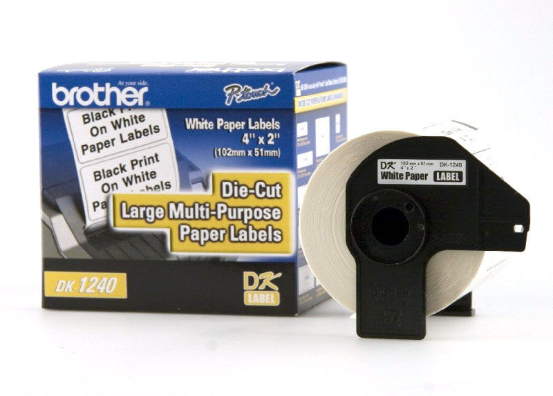 DK1240 - Brother DIE CUT LRG MULTIPURPOSE 4 X 2 LABELS