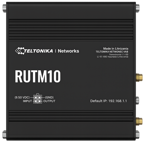RUTM10000000 - Teltonika RUTM10 Ethernet+ WiFi Router