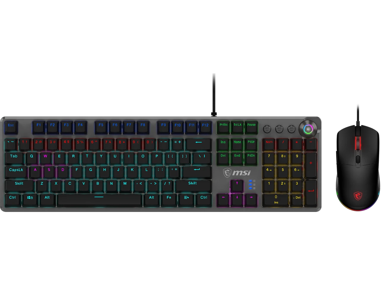 FORGEGK310COMBOREDUS - MSI FORGE GK310 Gaming Keyboard & Mouse
