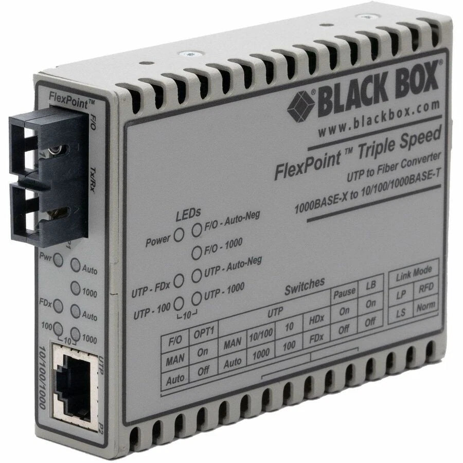 LMC1017AMMSC - Black Box FlexPoint LMC1017A-MMSC Transceiver/Media Converter
