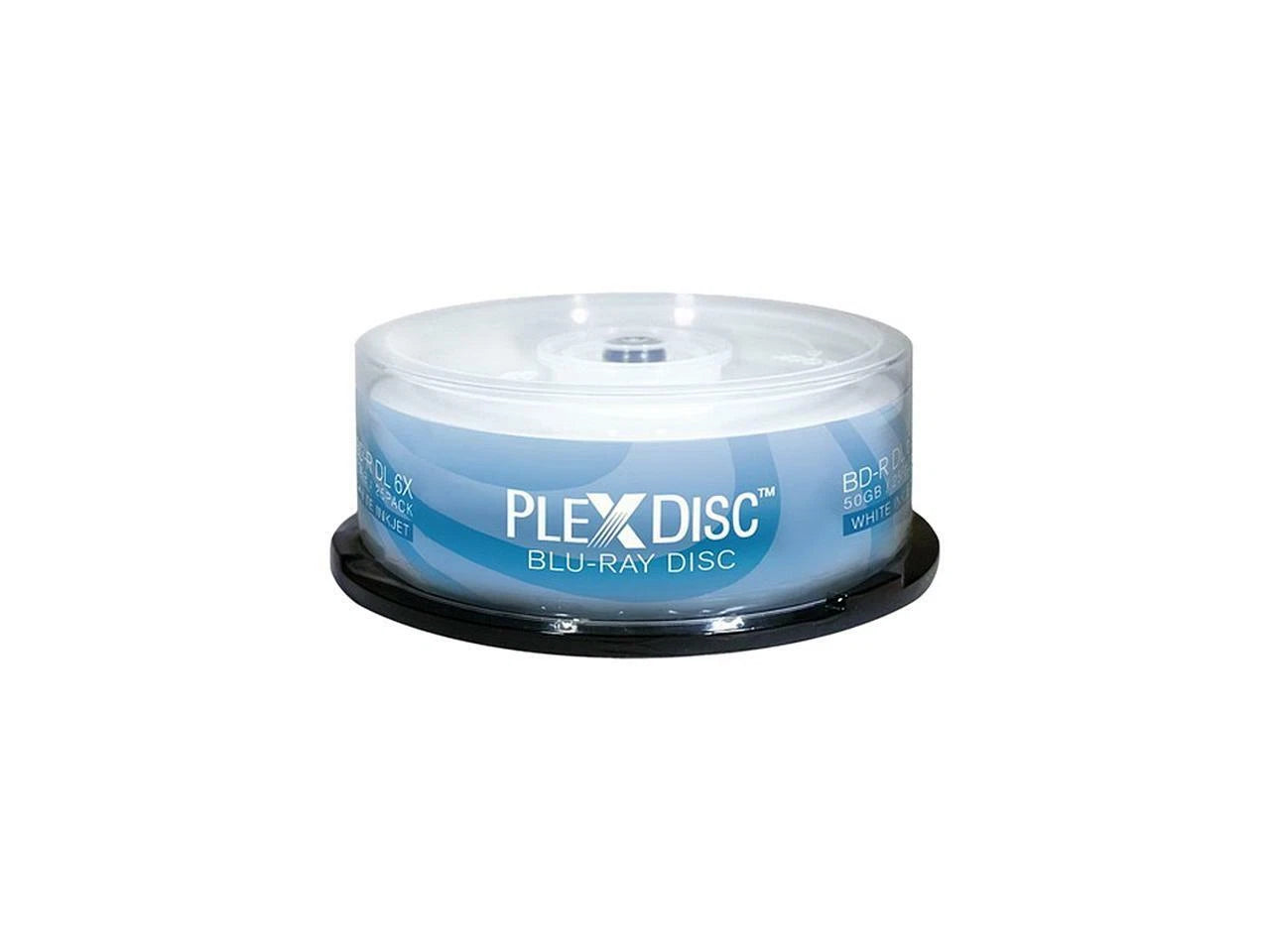 645-213 - Plexdisc PlexDisc 50GB 6X BD-R DL White Inkjet Hub Printable 25 s Disc
