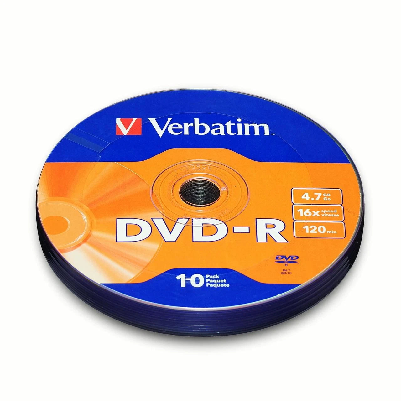 97901 - Verbatim DVD-r Recordable Disc 4.7 Gb 16x Wrap Silver 10/