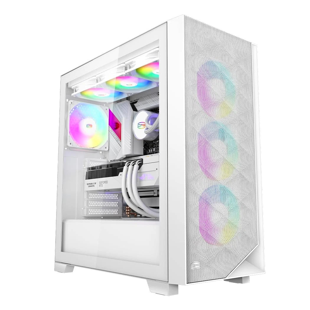 C3-D510WHP3-GL - PCCOOLER CPS C3D510 ARBG WH PC Case
