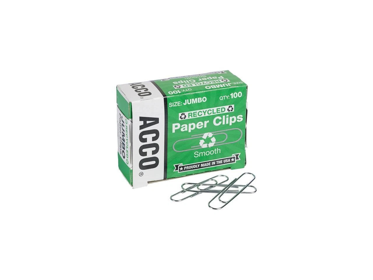 72525PK - ACCO Recycled Paper Clips