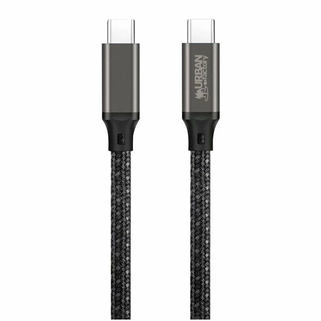 CAB04UF - Urban Factory 6.56ft USB-C To USB-C 240w 10gbps Cable
