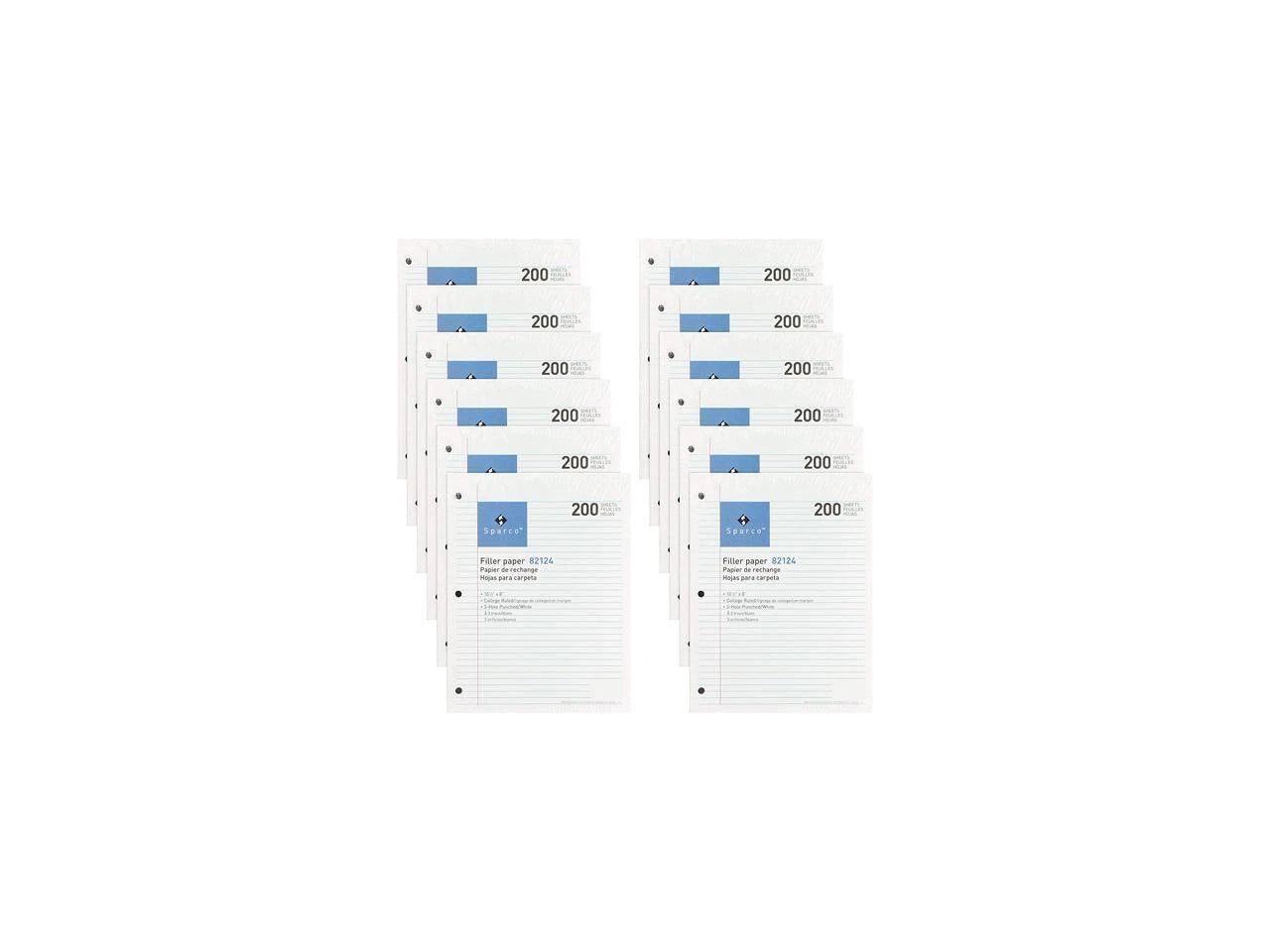 82124BD - Sparco Filler Paper 10.50" x 8.00" 200 Sheets