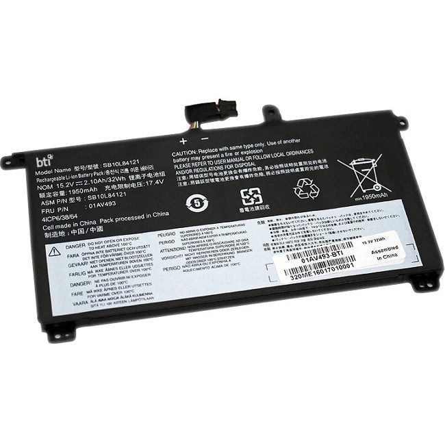 SB10LB4121 - BTI 2100mAh 32Wh 15.2 V DC Notebook Battery