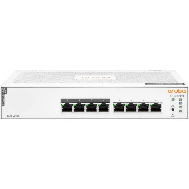 JL811AABA - HP Aruba Instant On 1830 8G 4p Class4 PoE 65W Switch