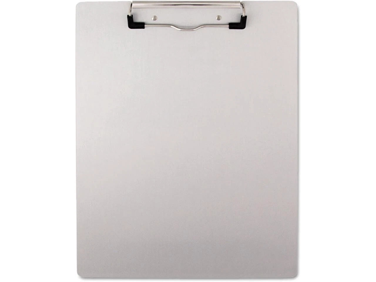 UNV40303 - Universal Plastic Brushed Aluminum Clipboard Portrait