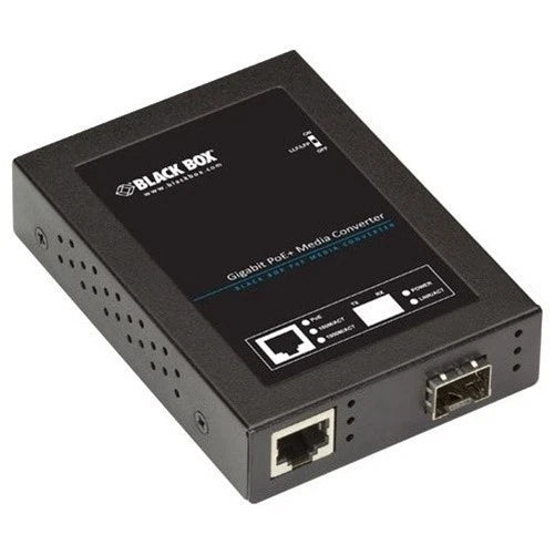 LPS535ASFP - Black Box Gigabit PoE+ PSE Media Converter