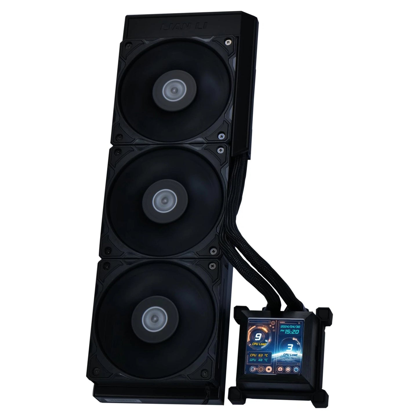 HSLCD36SB - Lian Li HydroShift 360 AIO- Pre-installed 3 x 28MM fans Side-mounted coolant