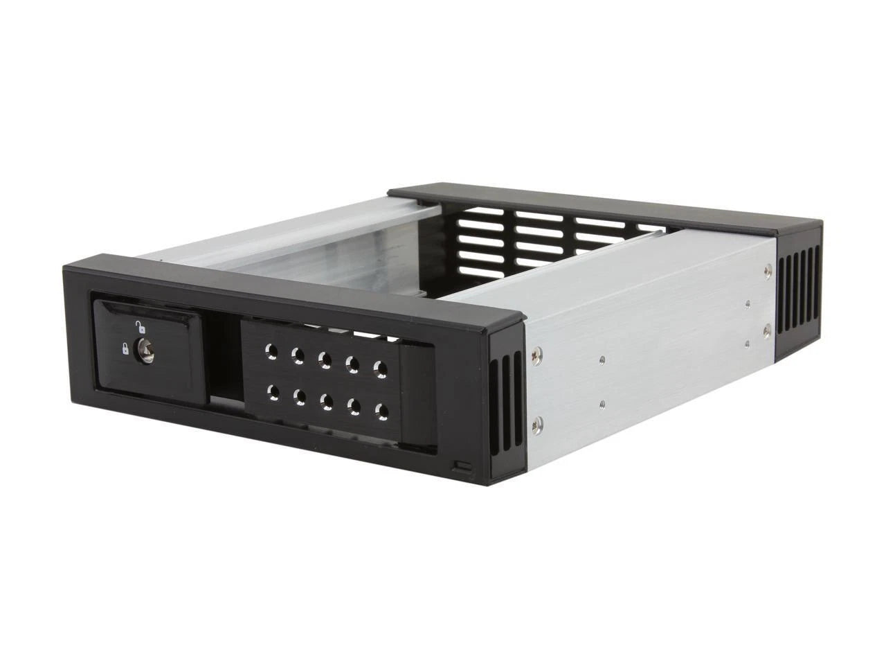 BPN-DE110SS-BLACK - iStarUSA Trayless 5.25" to 3.5" SATA SAS 6 Gbps HDD Hot-swap