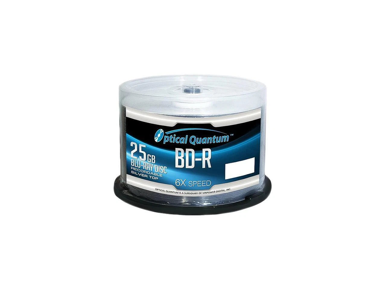 OQBDR06ST-50 - Optical Quantum 25GB 6X BD-R 50 s Blu-ray Disc