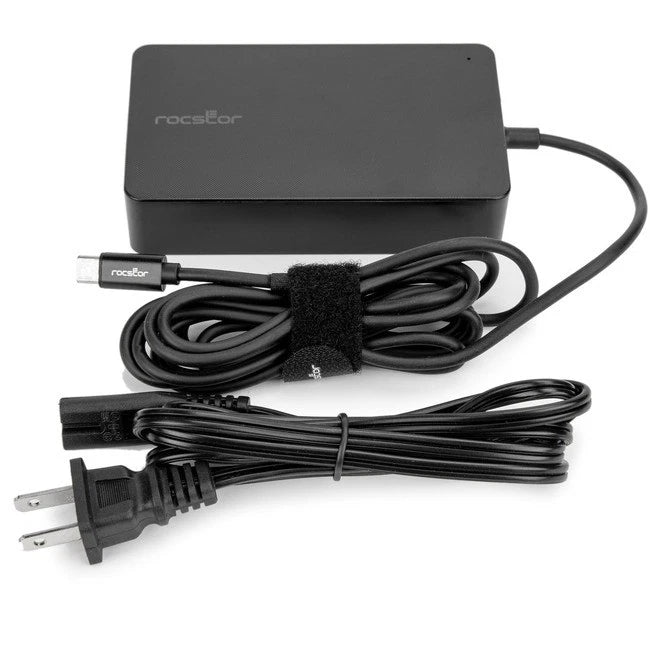 Y10A274B1 - Rocstor 100W Smart USB-C Power Adapter Charger Laptop